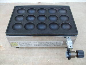 Кассетная газовая машина для такояки ■Iwatani Junior Takoyaki machine CB-JRTK ранняя модель, сделанная в '99.12 ■Подержанная.