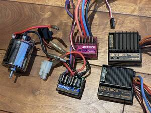 フタバ・サンワのESC(アンプ)とタミヤのモーター ※全て故障品