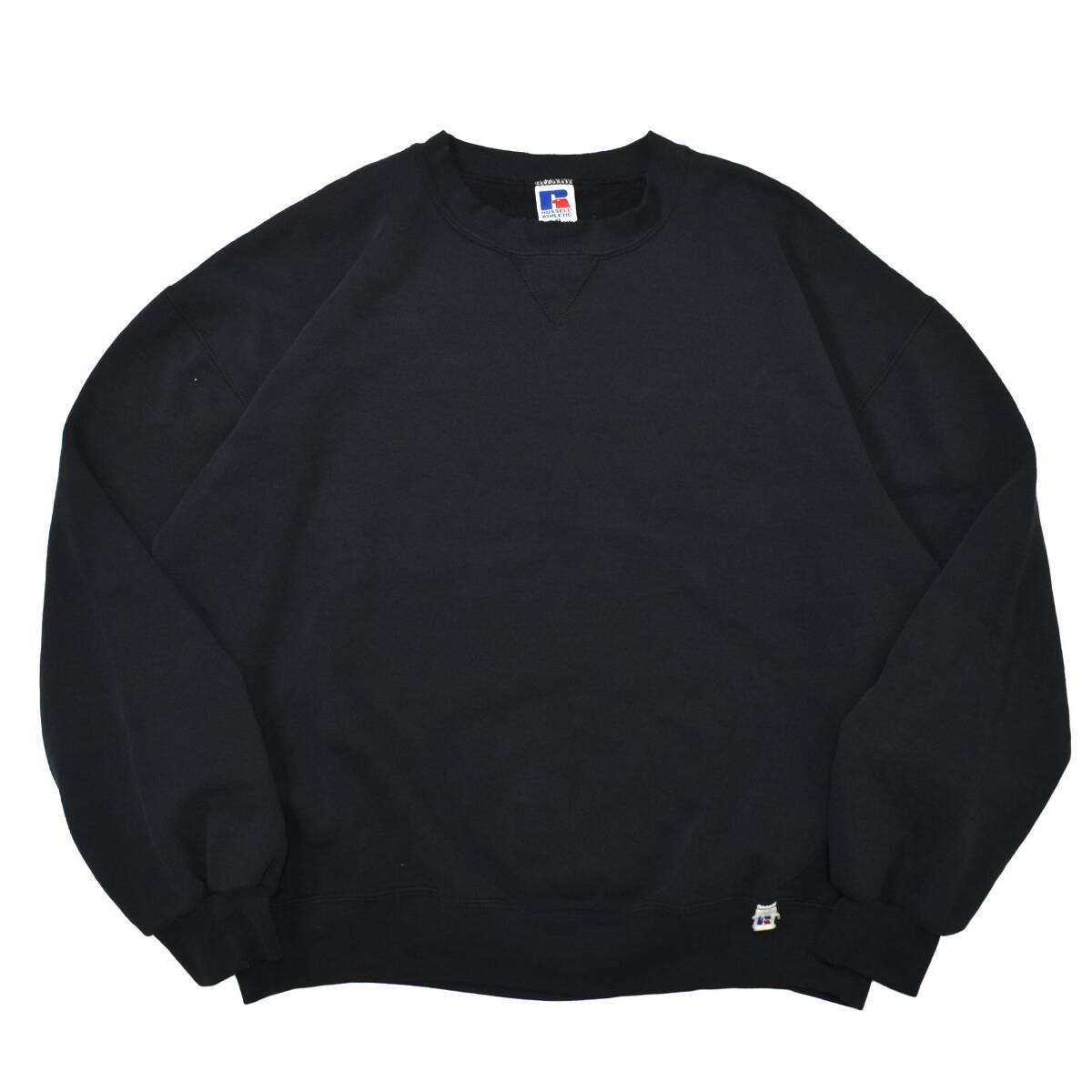 80s Russell　両面プリント　前Vスウェット　XL ヴィンテージ 80年代 RUSSELL ATHLETIC ラッセル スウェットシャツ カレッジ