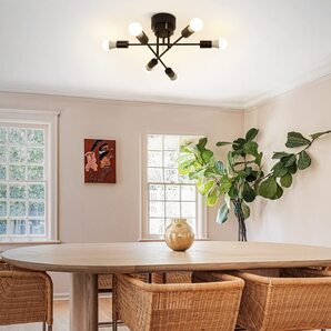 ☆シンプルなデザイン 6灯 シーリングライト ペンダント