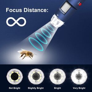 使いやすい HD 2MP USBデジタル顕微鏡 40倍~1000倍 ポータブル拡