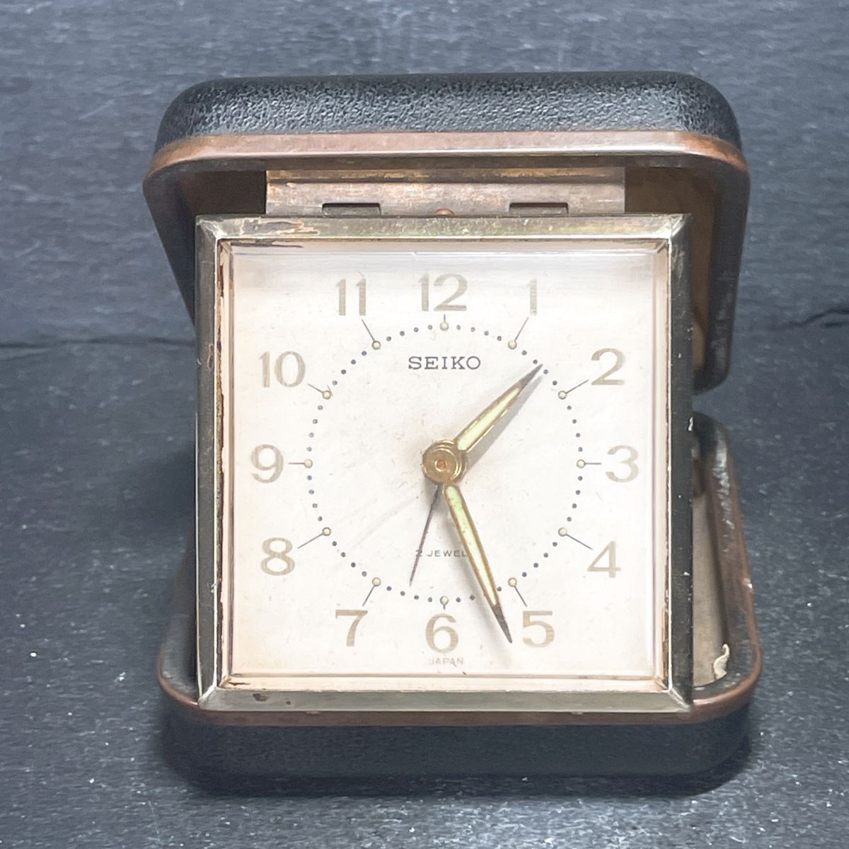 Yahoo!オークション -「セイコー 手巻き 置き時計」の落札相場・落札価格