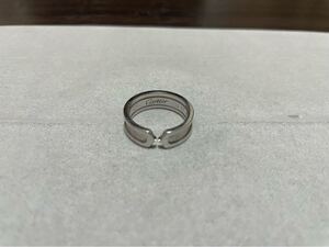 Cartier カルティエ Cリング 750 57 指輪 リング 16号 ? シルバー メンズ レディース