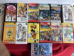 ☆★SFC スーパーファミコン ソフト 13点おまとめ 餓狼伝説2 提督の決断 レディーストーカー他 箱あり 説明書有 動作未確認 現状品★