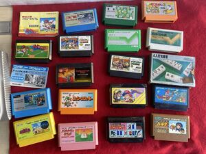 ファミコン ソフト 18本まとめ売り アーバンチャンピオン ヨッシーのクッキー 迷宮組曲 バイナリィランド パチオ君 など