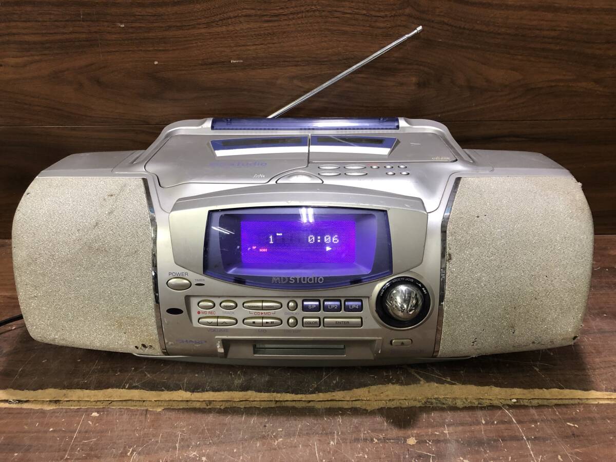 CD.MD.カセット.ラジオデッキ Victor CD・MD・カセットデッキ - メルカリ