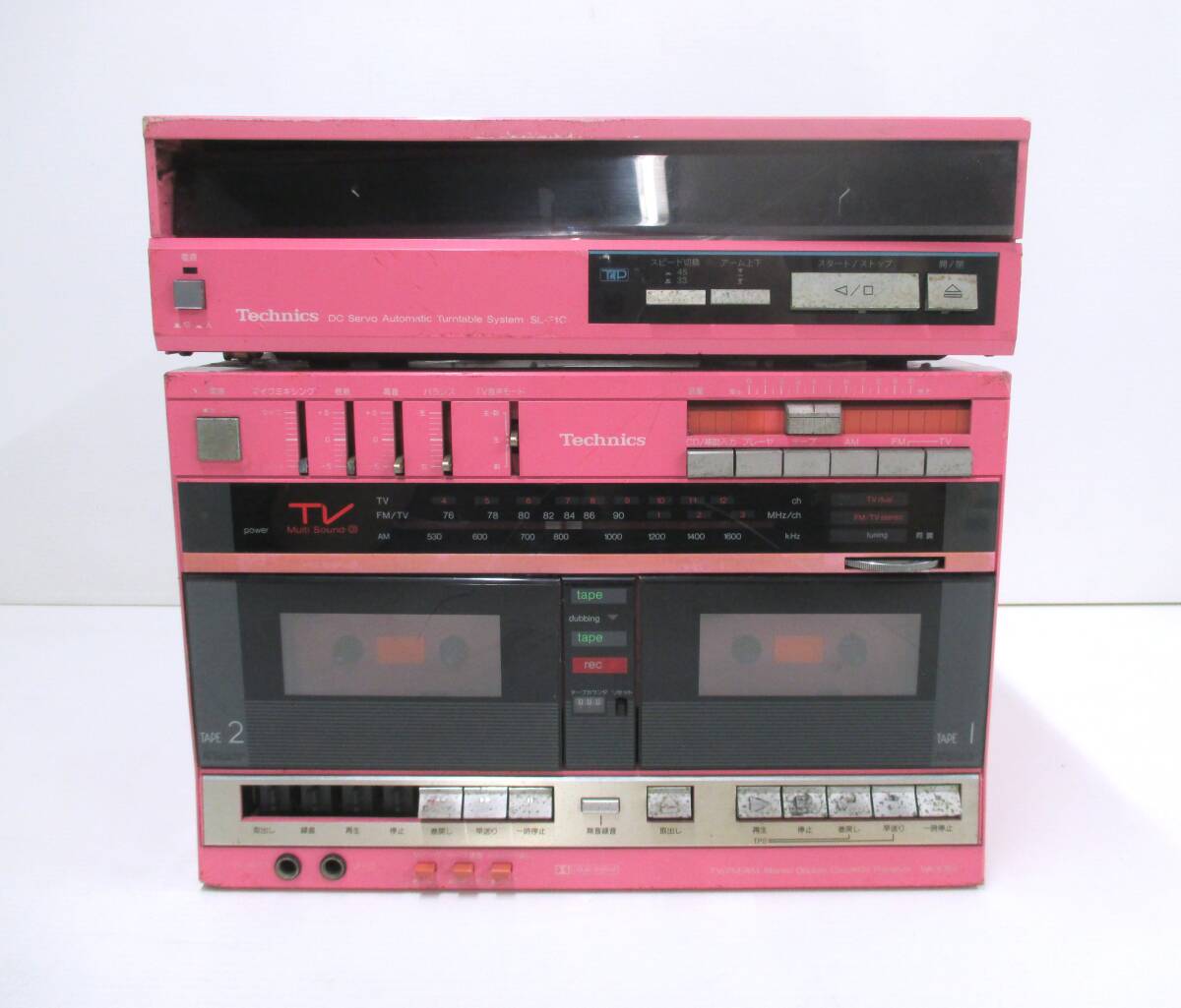 technics コンポ　カセット、レコードプレイヤー technics コンポ カセット、レコードプレイヤー マルチ