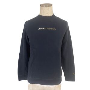 Bcck Channel バックチャンネル【XS】メンズ トップス 長袖 トレーナー カットソー ネイビー 紺色 綿100% 送料無料 匿名配送