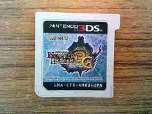 KM7591★ニンテンドー3DSソフトのみ モンスターハンタートライ3G MONSTER HUNTER TRY3G クリーニング済み 起動確認済み 3DS