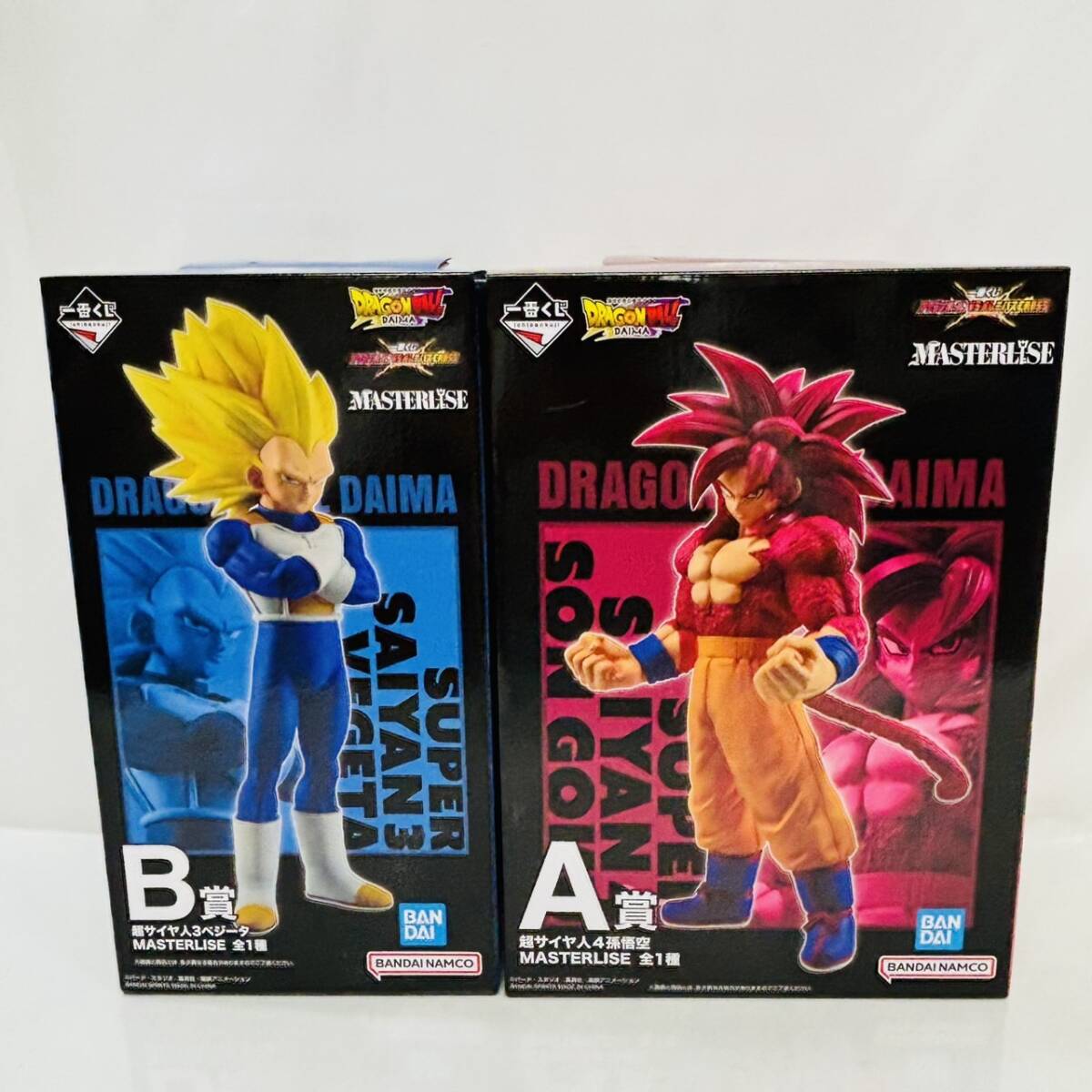 【開封済み、パーツ完品】A賞ゴジータ、B賞孫悟空、C賞ベジータ 3体セット 2025年最新】greatest saiyan ベジータの人気アイテム - メルカリ