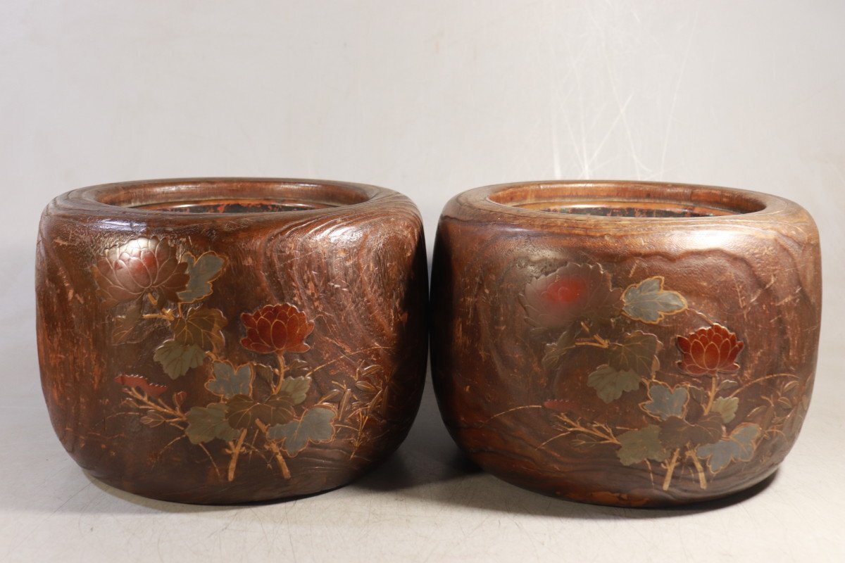 火鉢 蒔絵火鉢 2025年最新】桐 蒔絵 火鉢の人気アイテム - メルカリ