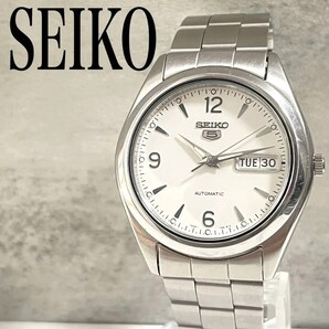 稼動品 SEIKO5 セイコーファイブ デイト 自動巻き 腕時計 メンズ