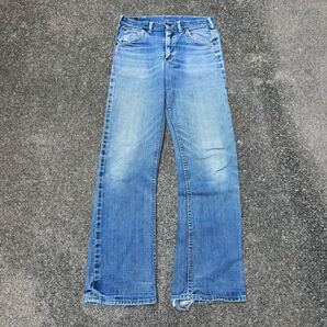 60s 70s Lee-202 USA製 サイド黒タグ デニムパンツ ヴィンテージ 101-Z リー ジーンズ 移行機 雰囲気系 MADE IN USA W78cm M