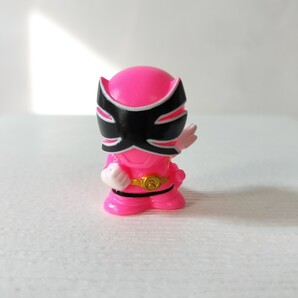 2009 シンケンジャー シンケンピンク 指人形 ソフビ 高さ4cm