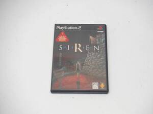 SONY PS2 ソフト SIREN サイレン ※説明書欠品