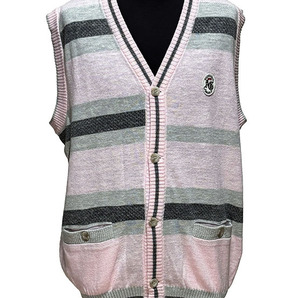 株)アンジェロジャパン/ガルバス★GARBASUS ANGELO★アクリル+綿+麻混ベスト超美品●