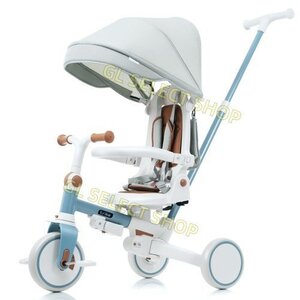 Трехколесный велосипед Детский трехколесный велосипед складной ручной толкать Kajitori 7in1 7WAY 1 лет 2 лет 3 лет бег велосипед сиденье поворотный велосипед езда игрушка дети велосипед