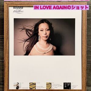 額装品★古内東子①★middle and mellowのプロモーション広告★IN LOVE AGAIN★当時印刷物★色紙サイズ額入り★誰よりも好きなのに★送料込