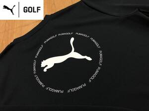 * скорость отправка новый товар не использовался PUMAGOLF( Puma Golf ) осень-зима Circle кошка Logo двойной вязаный вырез лодочкой рубашка с длинным рукавом 630419(01)M