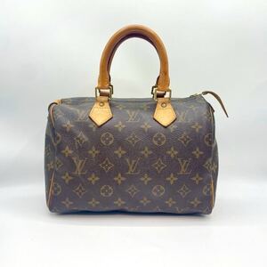◎美品◎ LOUIS VUITTON スピーディー25 ルイヴィトン モノグラム ハンドバッグ M41528 ミニボストンバッグ ブラウン ルイ ヴィトン