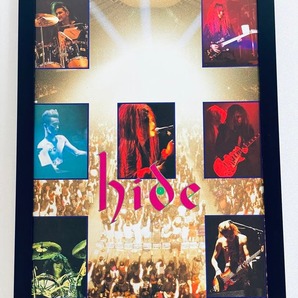 hide アートフレーム 雑誌切り抜き A4 額縁付き ポスター風 L