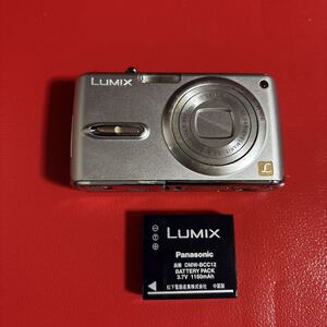 Panasonic パナソニック デジカメ DMC-FX07 未チェックのジャンク扱い 純正バッテリー付き  LUMIX ルミックス