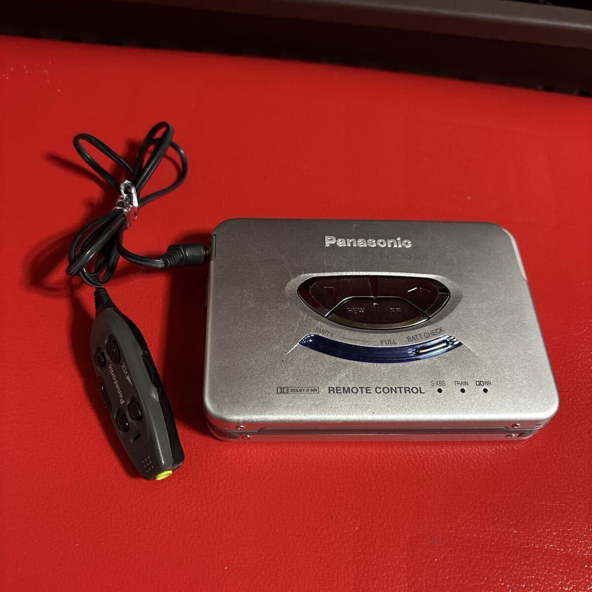 Panasonic カセットプレーヤー RQ-SQ41 新品未使用 フルセットDE可動品】Panasonic カセットプレーヤー RQ-SX35