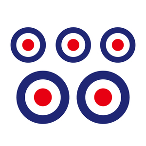 (小セット) ターゲットマーク ステッカー ターゲット targetmark MODターゲット スマホ カバン 小物