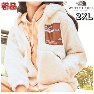 韓国限定 ノースフェイス フリース ボア ジャケット フード付き XXL 2XL