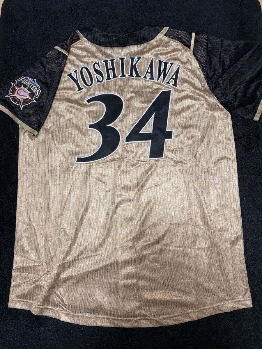 【マロン】日ハムＷＬＨユニ　レイエス選手　Ｍサイズ 未使用・美品 player-autograph-support-towel