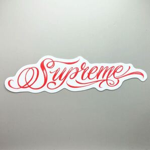 SUPREME SCRIPT RED STICKER ボックスロゴ シュプリーム 匿名配送 ステッカー boxlogo BOXLOGO 赤 レッド Logo