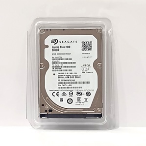 16★動作良好・フォーマット済★Seagate製 500GB HDD★使用 7200時間 ★7200rpm★厚み7mm★2.5インチSATA★送料無料
