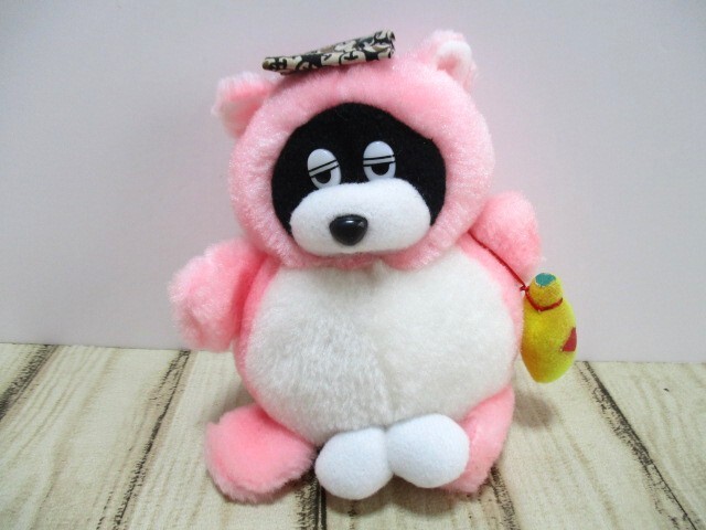 【 レトロ風 】タヌキ ぬいぐるみ レトロ THINK ぬいぐるみ たぬき タヌキ - メルカリ