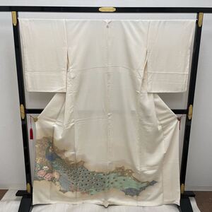 Кимоно, чистый шелк, один гребень W-5694