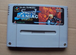 レア品★SFC 「 ソード・マニアック Sword MANIAC 」 ★動作確認済 端子清掃済