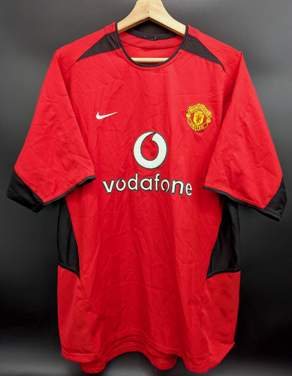 美品 マンチェスターユナイテッド　ナイキ　ボーダフォン　長袖　Mサイズ 美品 マンチェスターユナイテッド ナイキ ボーダフォン 長袖 M