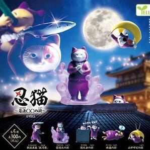 A-16 コンプ 忍猫~忍法(にゃんぽう)〇〇の術~ 全5種セット ねこ