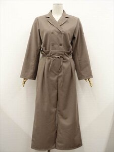 Красивые Emoda EMODA длинный рукав моющиеся все-в-одном F бежевый