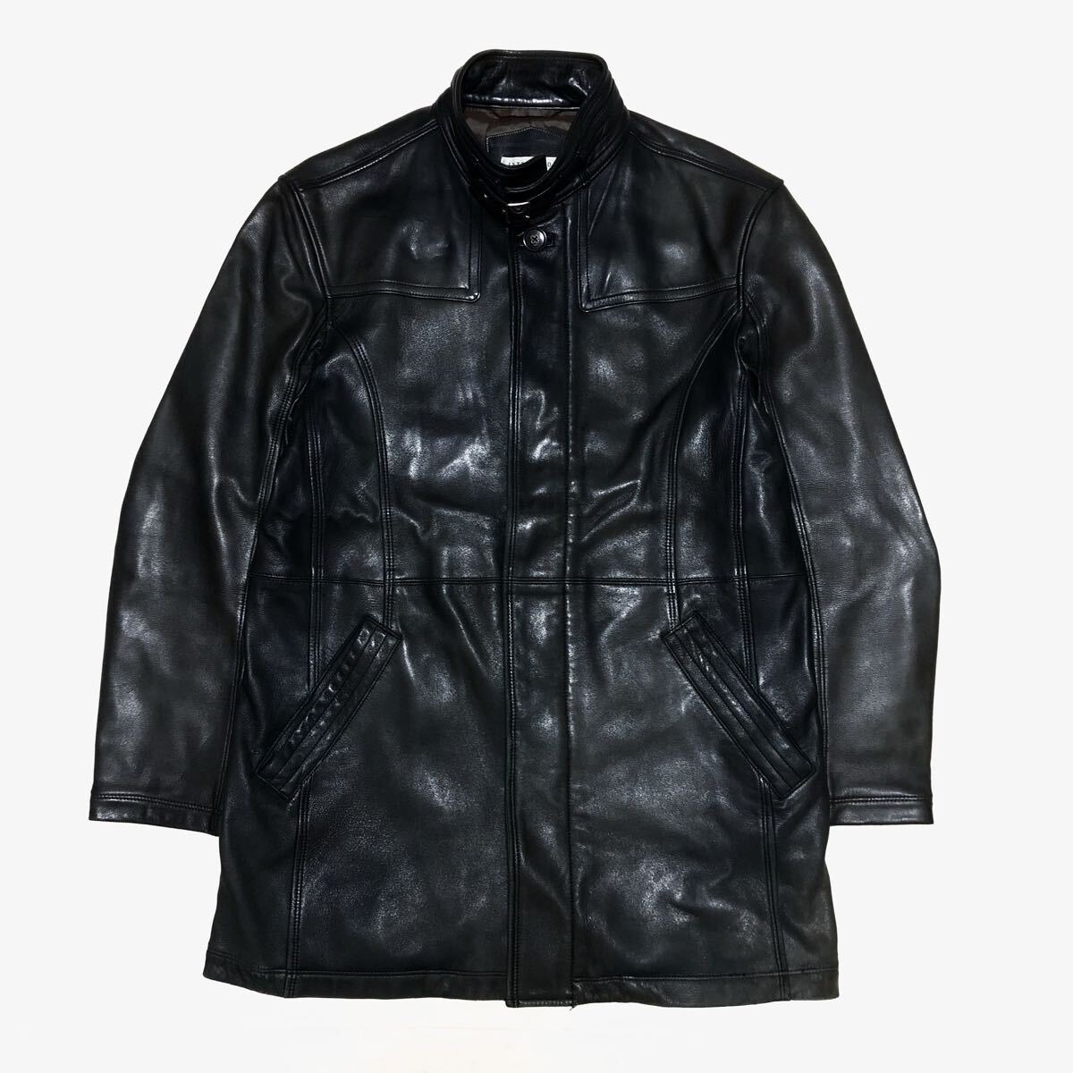 インターメッツォ　レザーコート 中古・古着通販】INTERMEZZO (インターメッツォ) ライナー付き