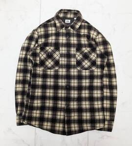 UNIQLO ユニクロ フリースブロックシャツ チェック Mサイズ