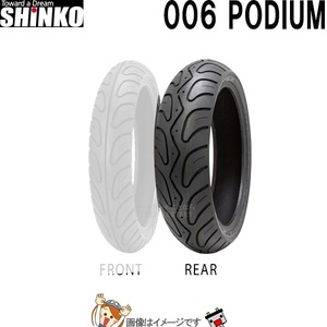 150/60R18 M/C 67V TL R006 リア チューブレス シンコー shinko タイヤ オンロード ラジアル