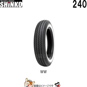 MT90-16 M/C 74H WW TT E240 フロント リア チューブタイヤ シンコー shinko タイヤ アメリカン