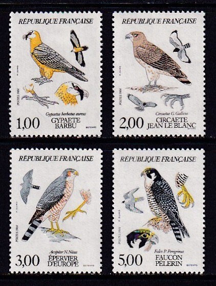 Yahoo!オークション -「猛禽類」(切手、はがき) の落札相場