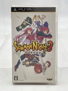 R1-25【未検品】PSP サモンナイト3 SUMMON NIGHT 3