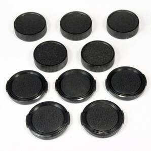 49mmレンズキャップ + M42リアキャップ 新品5組 Super-Takumar 55mm F1.8などに使用可能 クーポン利用で前後キャップ1組190円【送料無料】