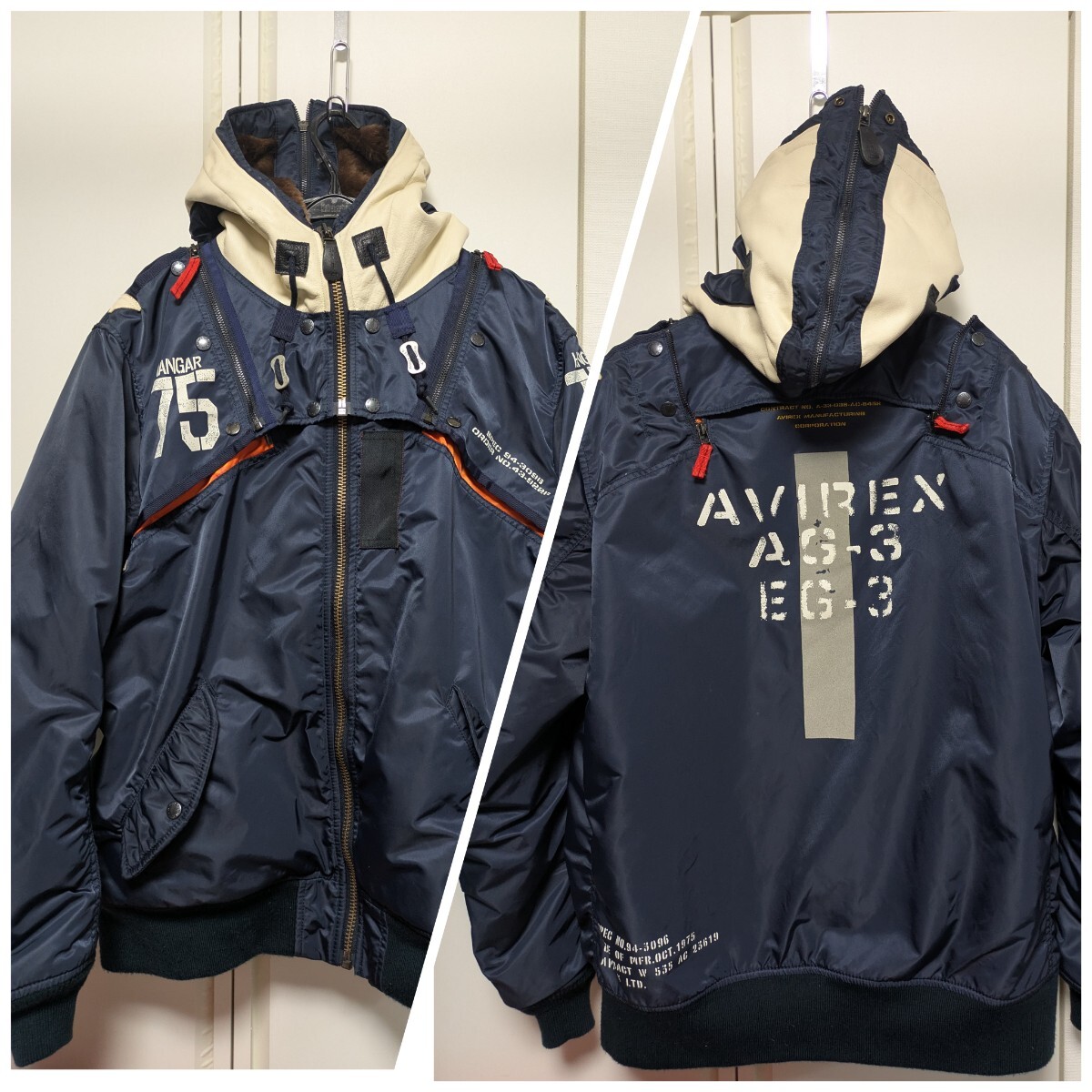 AVIREX MA-1ジャケット ネイビー 2025年最新】Yahoo!オークション -アビレックス ma-1 ネイビーの中古品