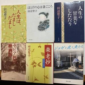 田辺聖子著 短編、エッセイなど 文庫本 計6冊