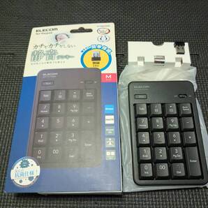 ◎0710u2750 エレコム USB テンキー ワイヤレス 静音 抗菌 Windows/Chrome OS/macOS対応 ブラック TK-TDM022SKBK