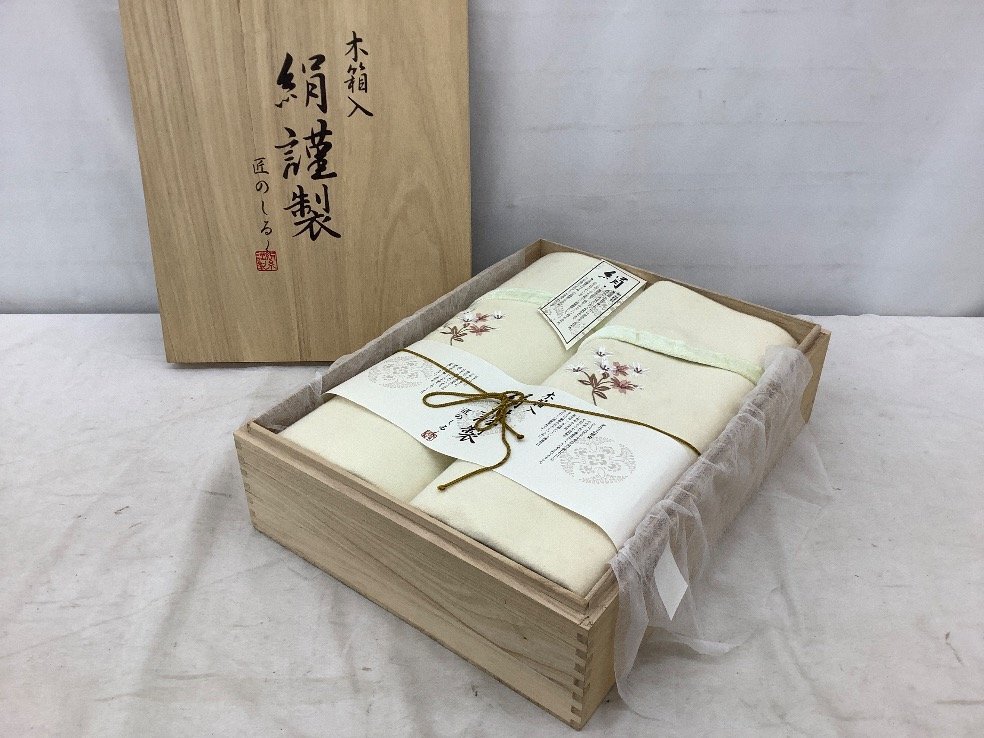未使用品‼️高級絹毛布　絹100% シルク 未使用品‼️高級絹毛布 絹100% シルク 2025年最新】Yahoo