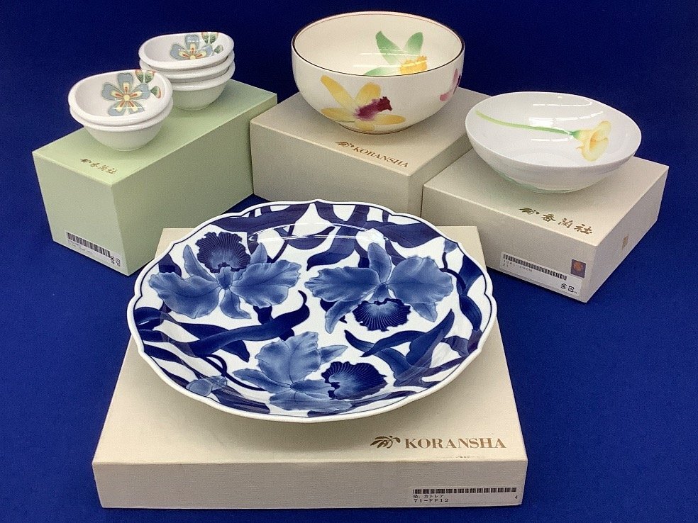 新品  未使用【香蘭社】  お皿パーティーセット Yahoo!オークション -「(香蘭社?)パーティーセット」の落札相場